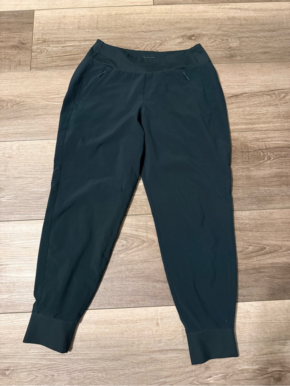 Athleta Dark Green Track Joggers